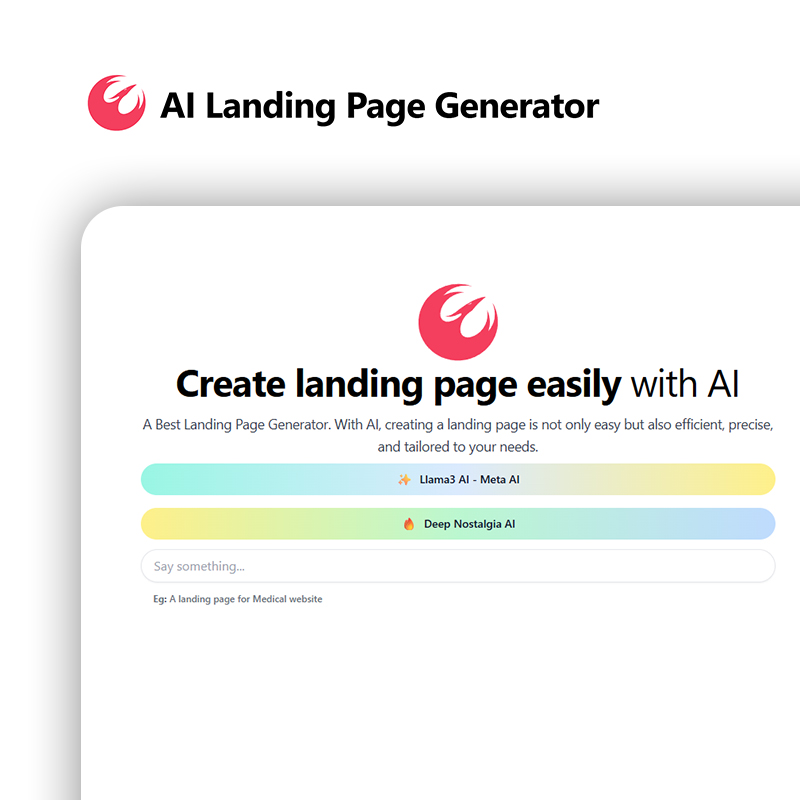 AI Landing Page Generator