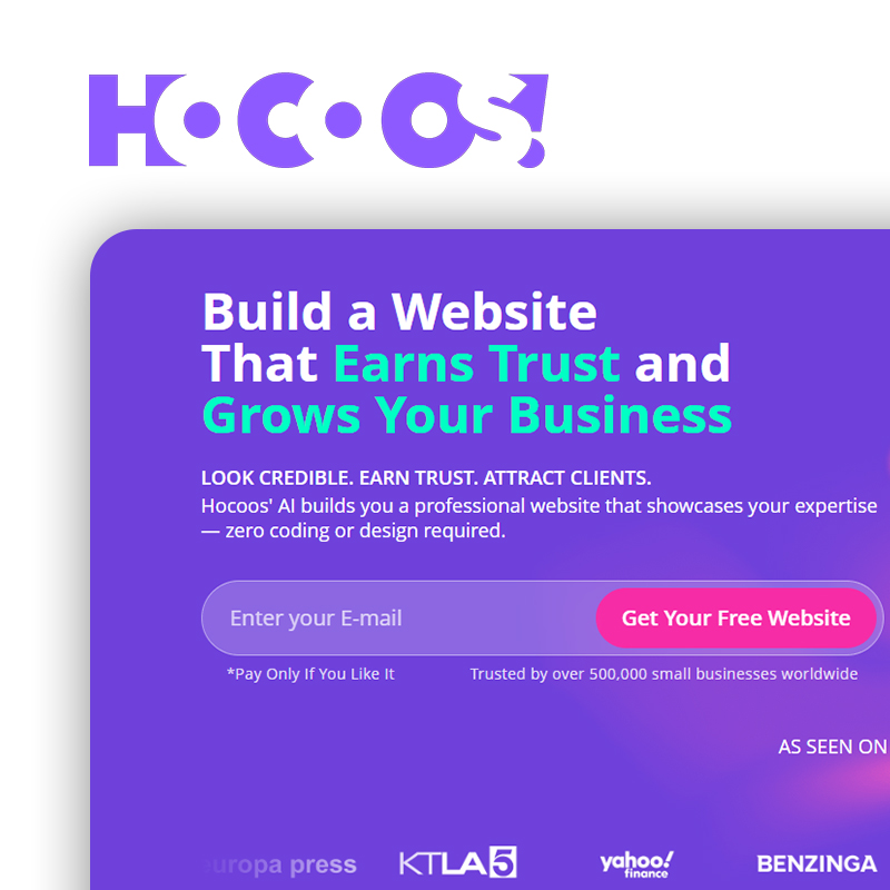 Hocoos AI Website Builder