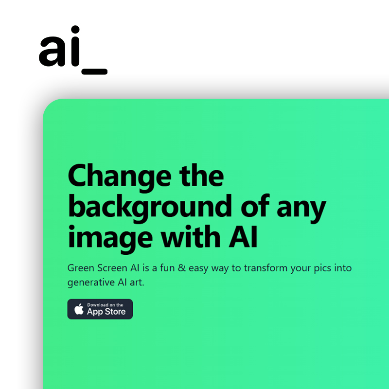 Green Screen AI